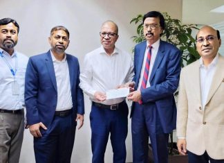 কর্ণফুলী ইন্স্যুরেন্স পিএলসি, ইনসেপ্টা ফার্মাসিউটিক্যালস লিমিটেডের দাবি পরিশোধ করল