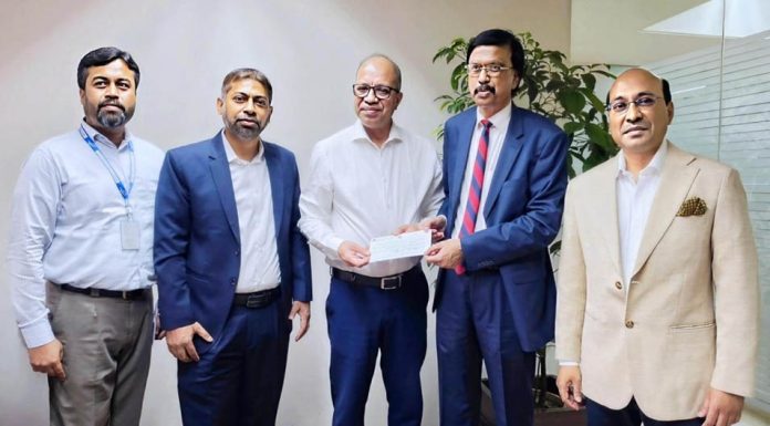 কর্ণফুলী ইন্স্যুরেন্স পিএলসি, ইনসেপ্টা ফার্মাসিউটিক্যালস লিমিটেডের দাবি পরিশোধ করল